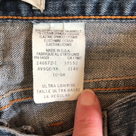 Gap jeans, ultra low-rise & boot cut - Picture 4 of 4